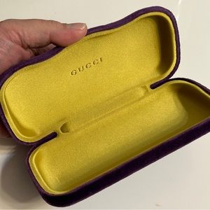 Gucci velvet sunglass/ eyeglass case